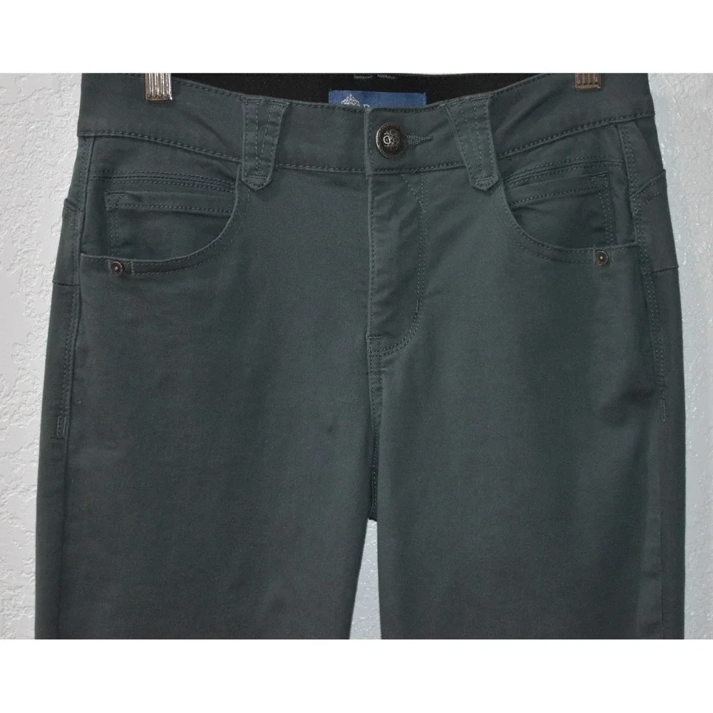 Democracy Absolution Straight Leg Pants 2P Sage/teal Green B1560VMX229 Petite
